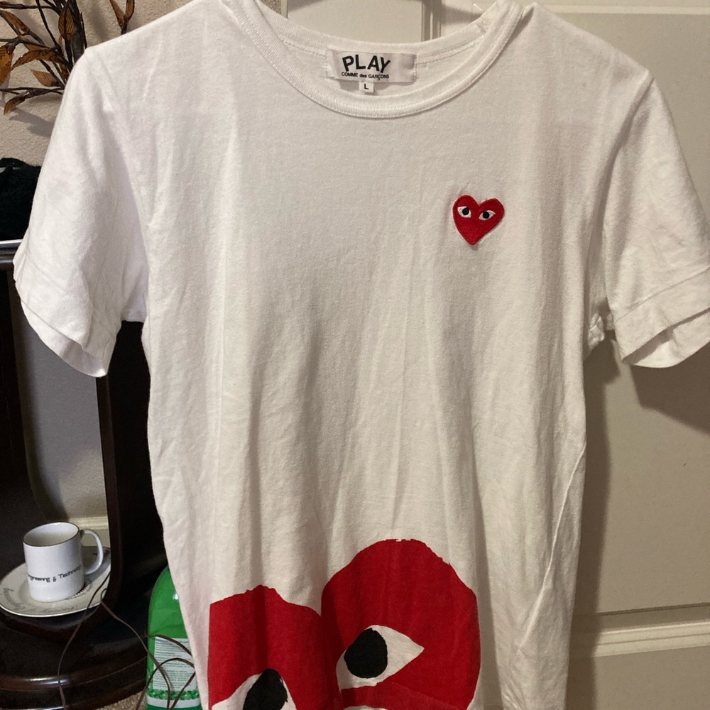 Comme Des Garcons Play Heart T Shirt